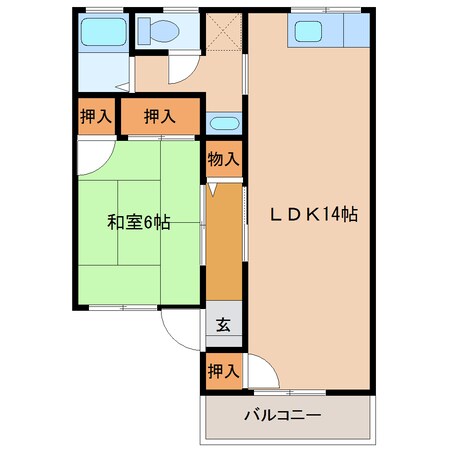 レジデンス滝野3の物件間取画像